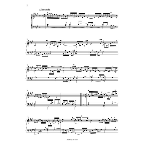 Muffat, Gottlieb Six Suites for Harpsichord (Piano) II