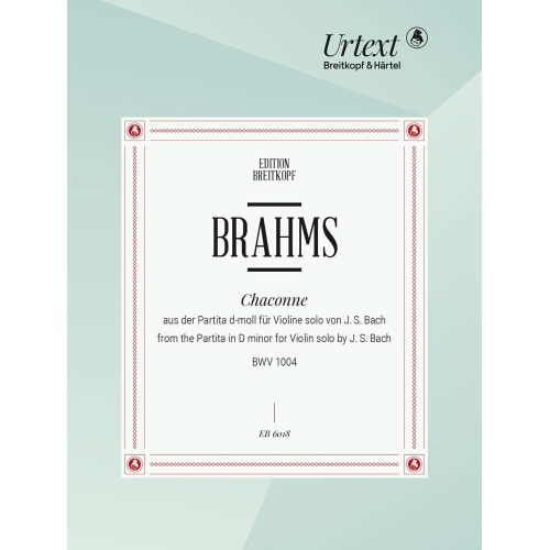 Brahms, Johannes - Chaconne...