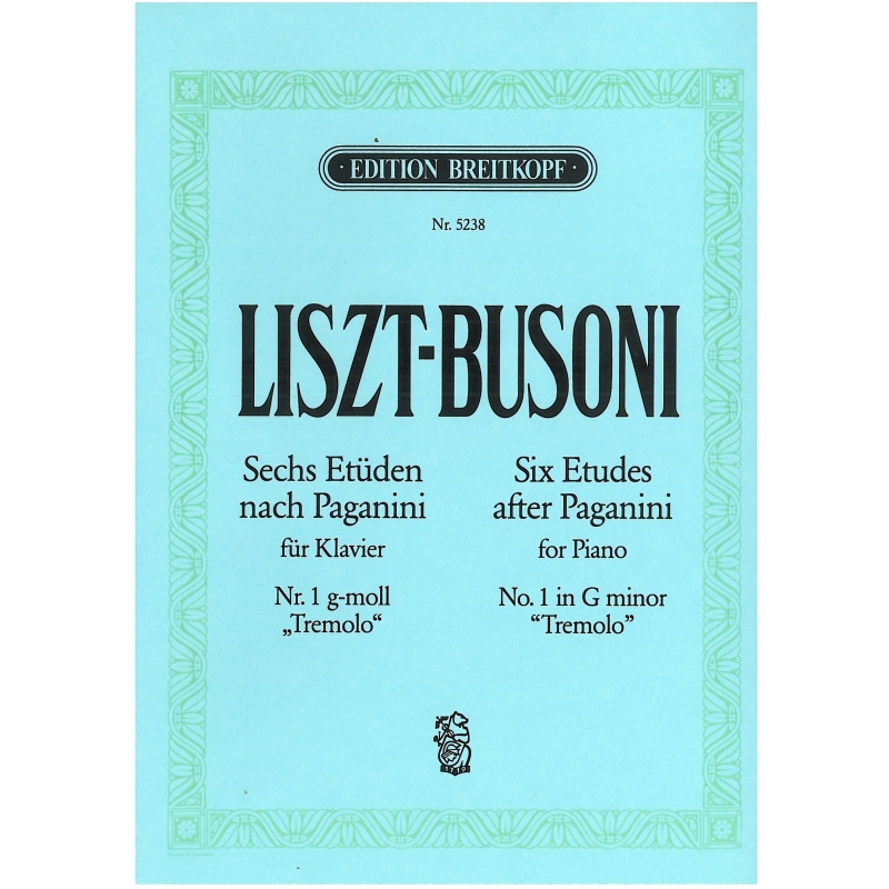Liszt, Franz - 6 Etüden nach Paganini 