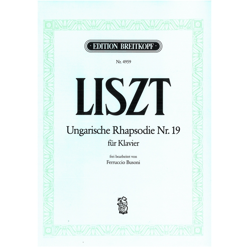 Liszt, Franz - Hungarian Rhapsody Nº19