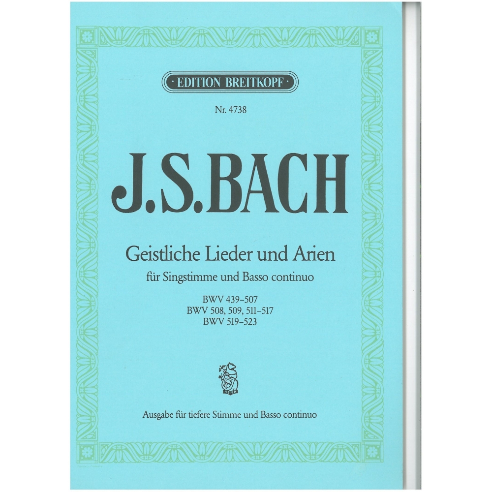 Bach, J.S - Geistliche Lieder und Arien 
