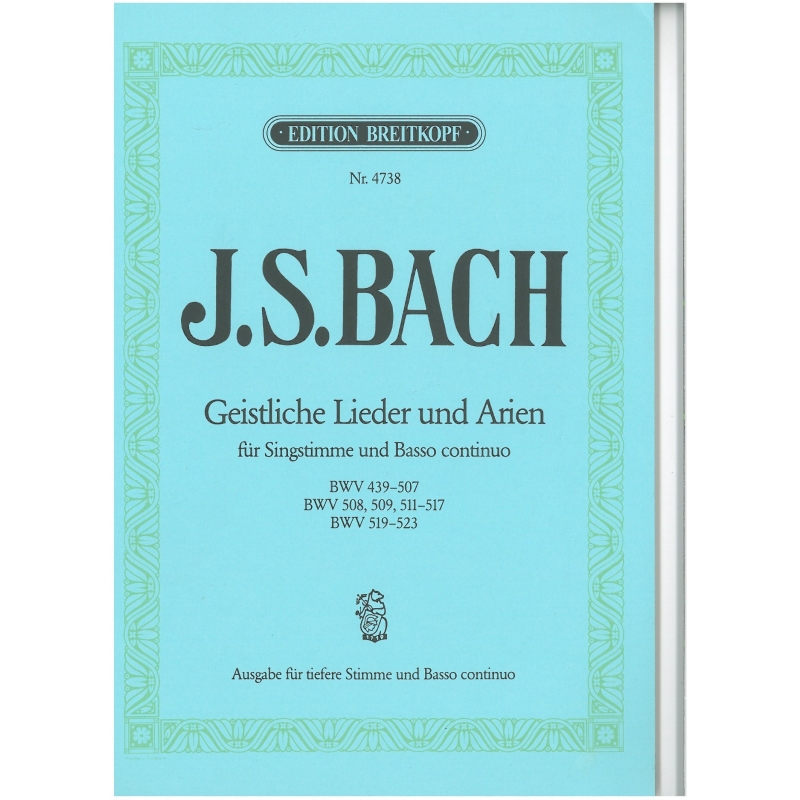 Bach, J.S - Geistliche Lieder und Arien