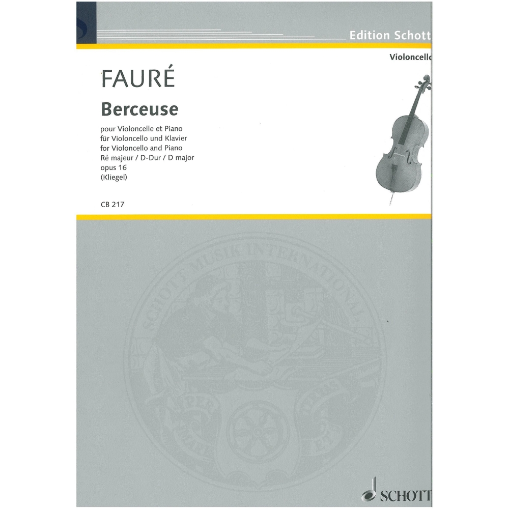 Fauré, Gabriel - Berceuse D major op. 16 