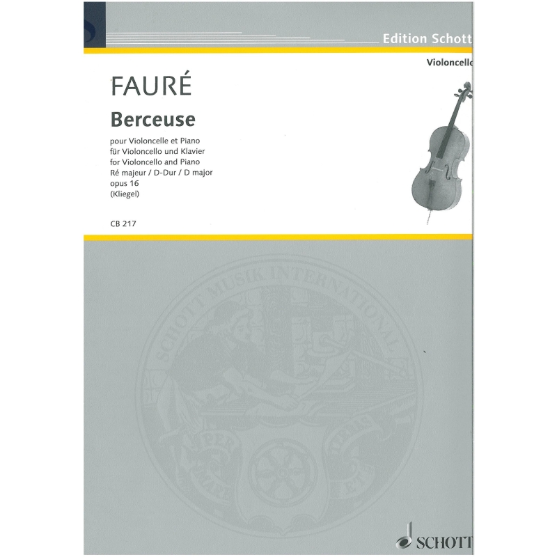 Faure, Gabriel - Berceuse D major op. 16
