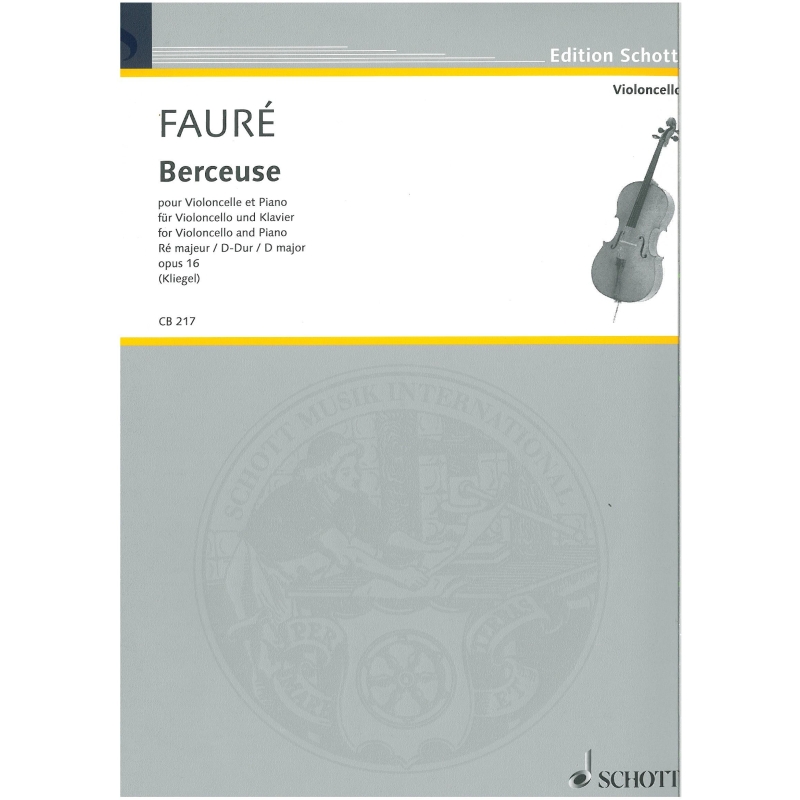 Fauré, Gabriel - Berceuse D major op. 16 