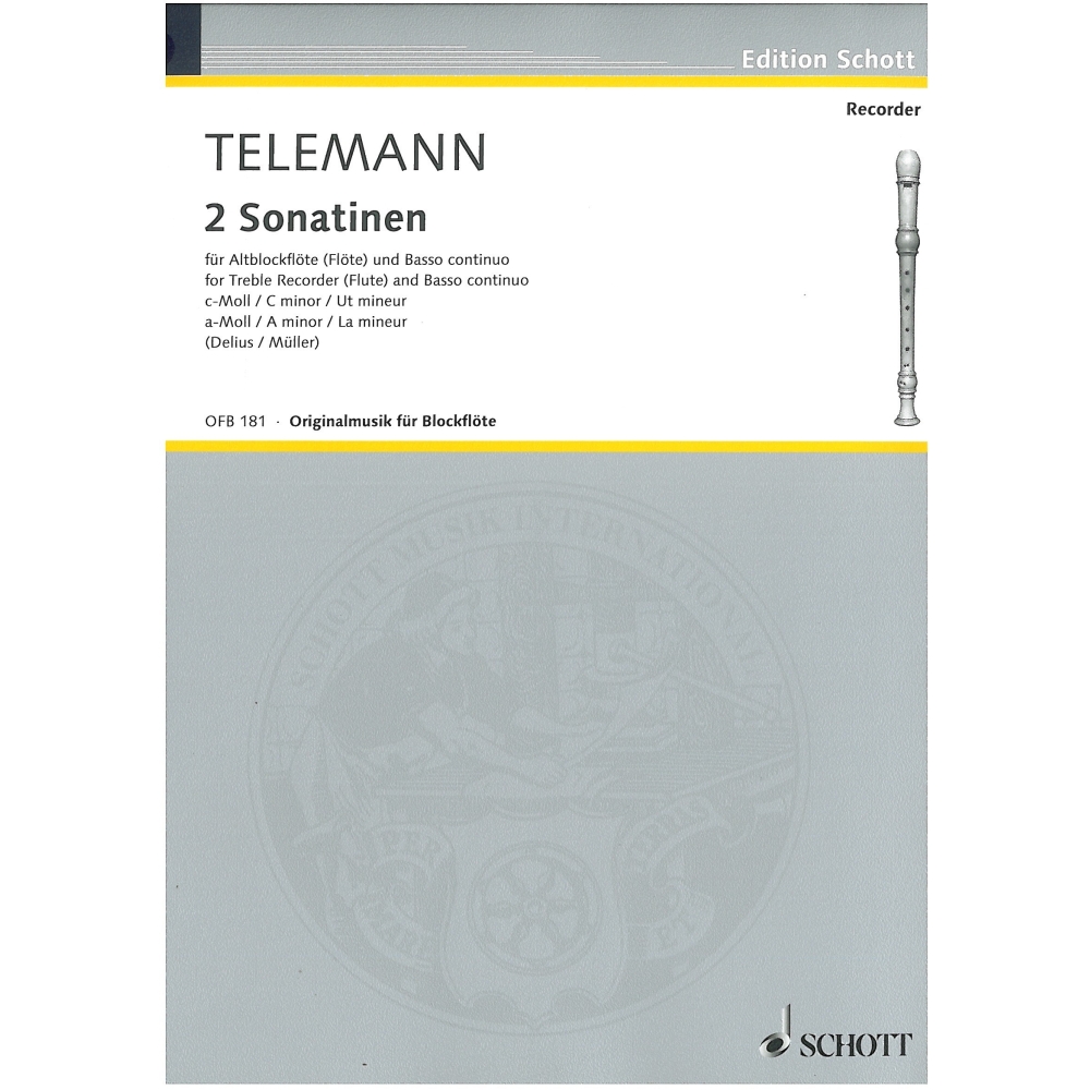Telemann, Georg Philipp - 2 Sonatinas