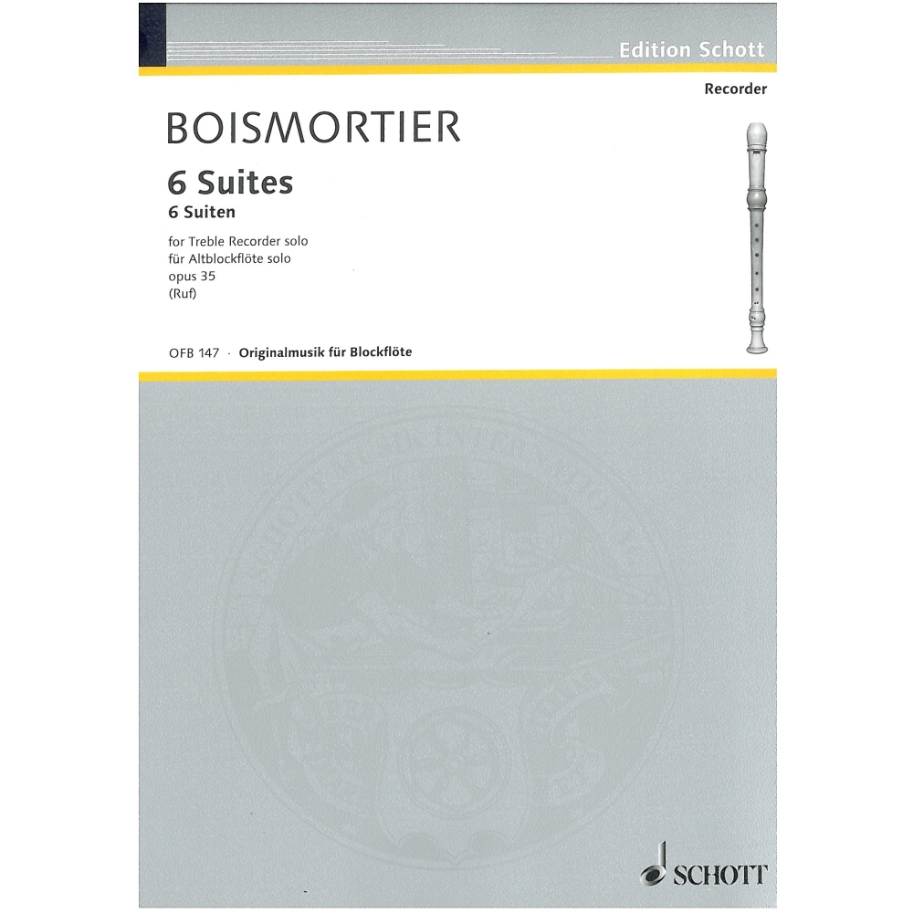 Boismortier, Joseph Bodin de - 6 Suites, Op. 35