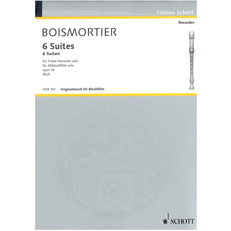 Boismortier, Joseph Bodin de - 6 Suites op. 35 