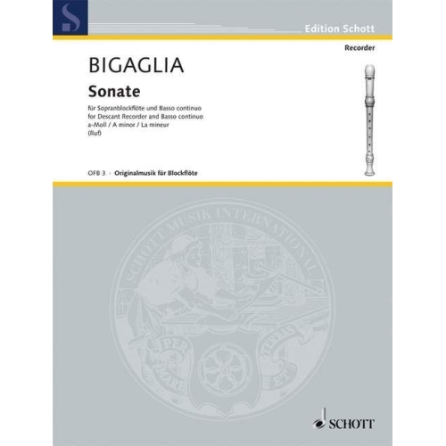 Bigaglia, Diogenio - Sonata...