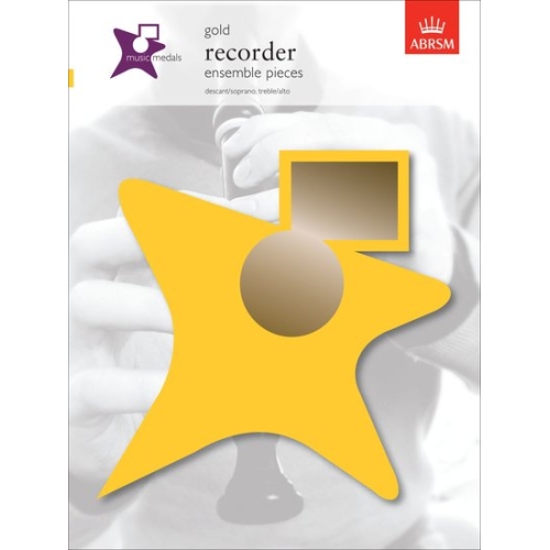 Music Medals Gold Recorder...