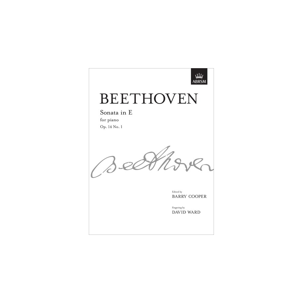 Beethoven, L.v - Sonata in E, Op. 14 No. 1