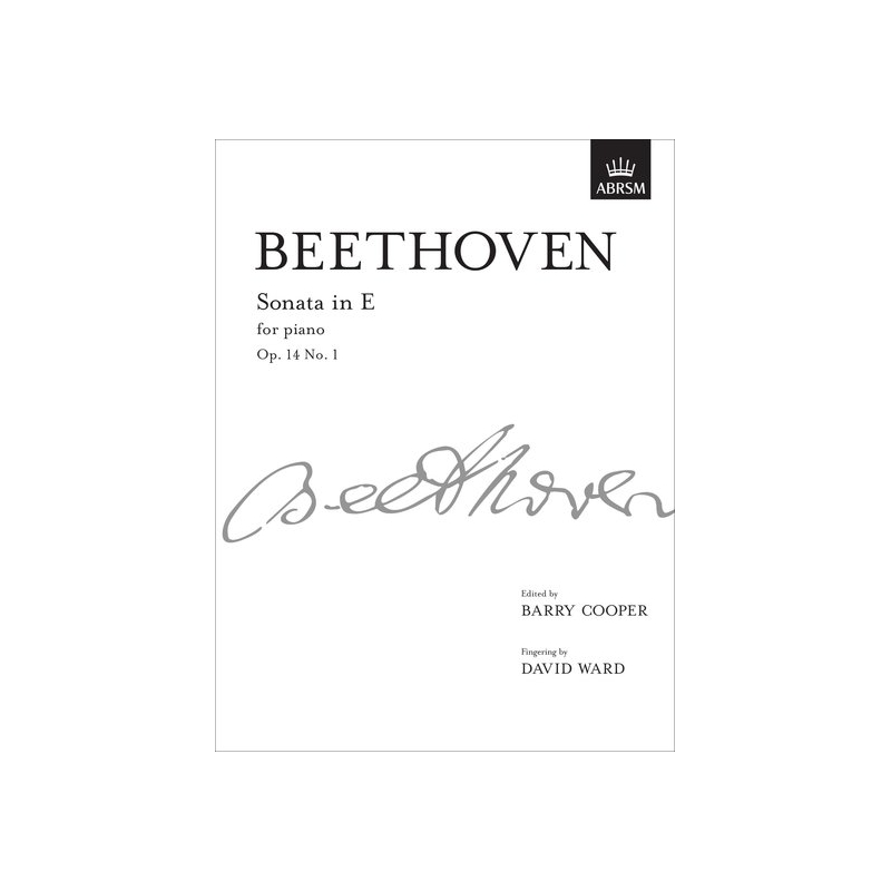 Beethoven, L.v - Sonata in E, Op. 14 No. 1