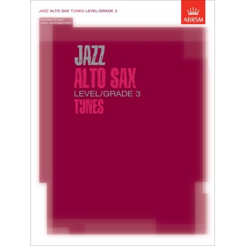 Jazz Alto Sax Level/Grade 3 Tunes/Part & Score & CD