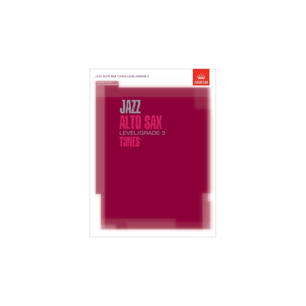 Jazz Alto Sax Level/Grade 3 Tunes/Part & Score & CD