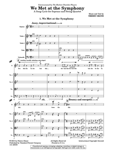 Okoye, Nkeiru - We Met at the Symphony 