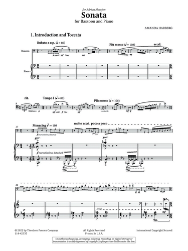Harberg, Amanda - Sonata 