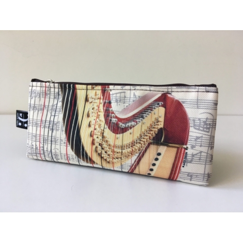 Pencil case harp