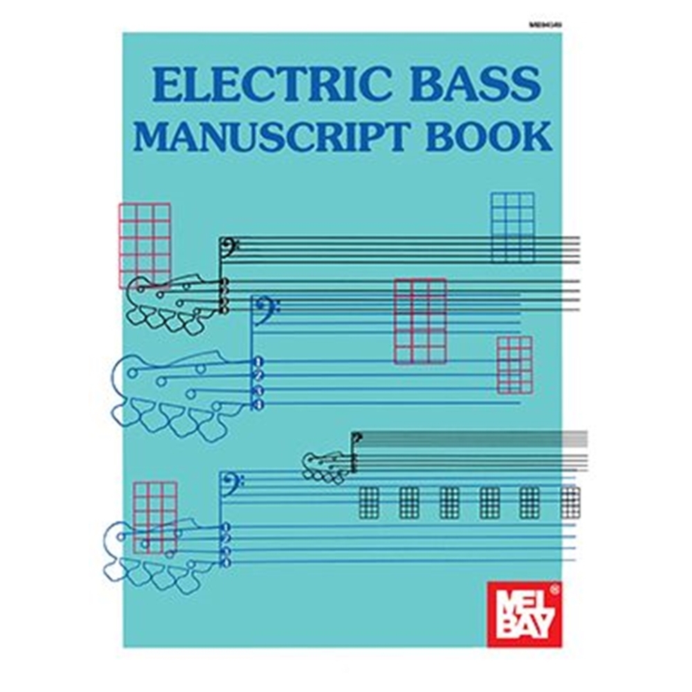 Electric Bass Manuscript Book