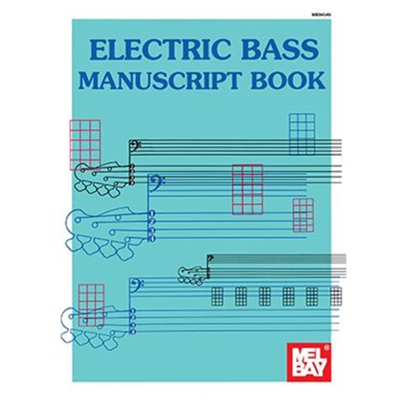 Electric Bass Manuscript Book