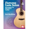 Famous Lute Solos Arranged for Plectrum Guitar