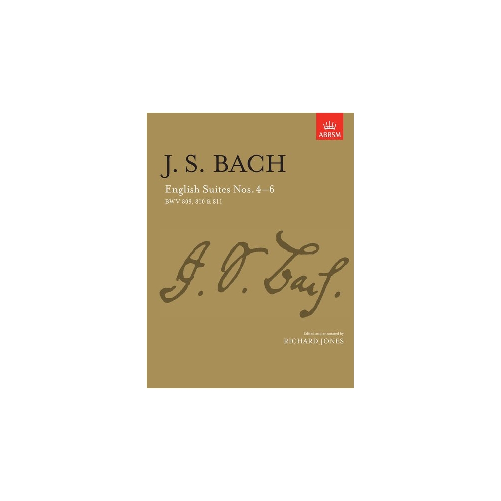 Bach, J.S - English Suites, Nos. 4-6