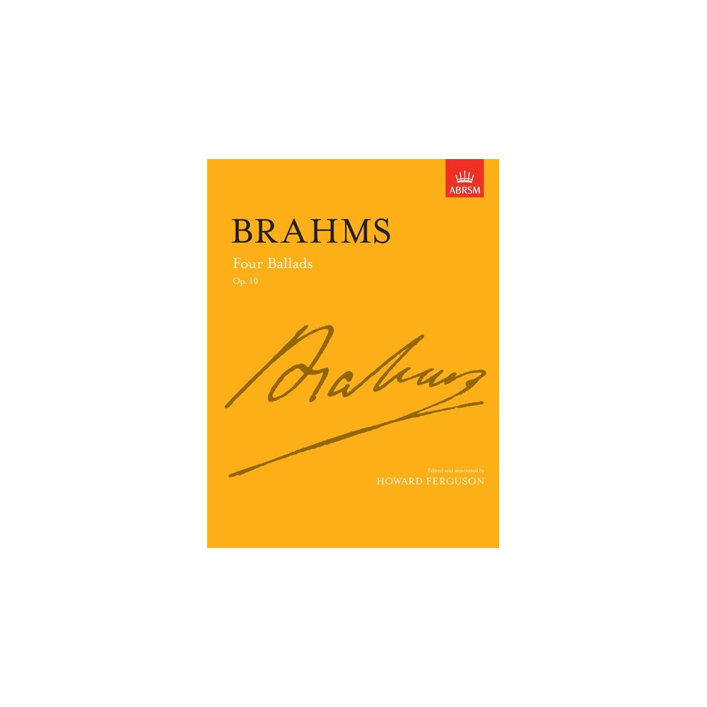 Brahms, Johannes - Four Ballads, Op. 10