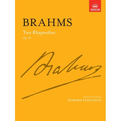Brahms, Johannes - Two Rhapsodies Op. 79