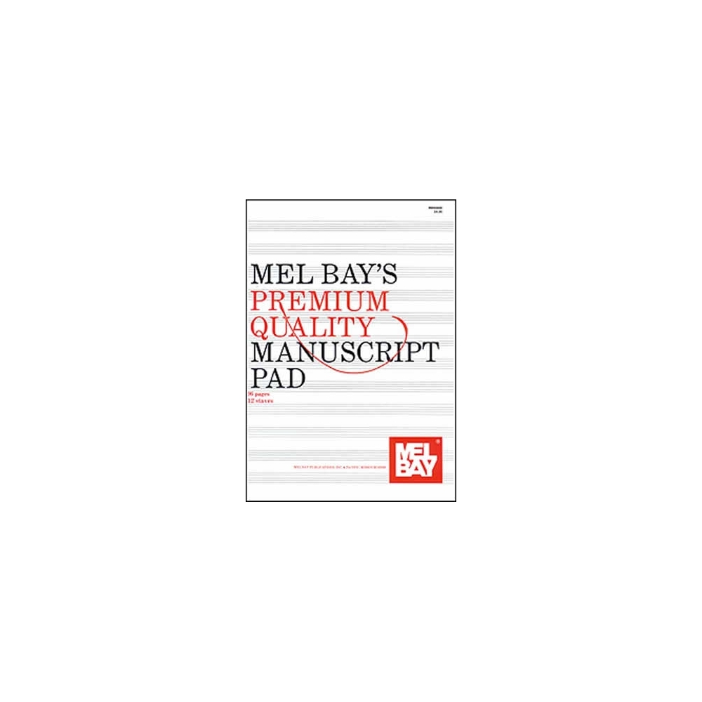 Premium Quality Manuscript Pad 12-Stave