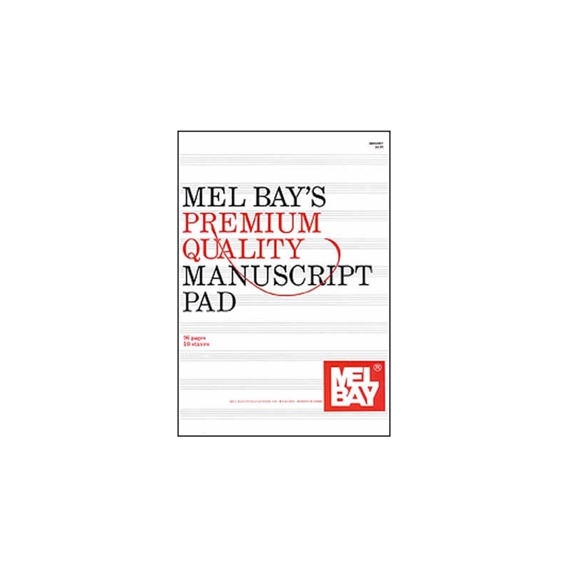 Premium Quality Manuscript Pad Ten-Stave