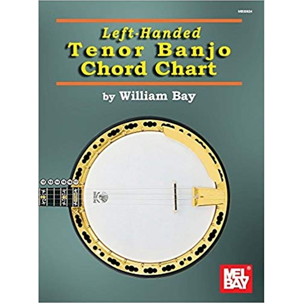Left-Handed Tenor Banjo Chord Chart