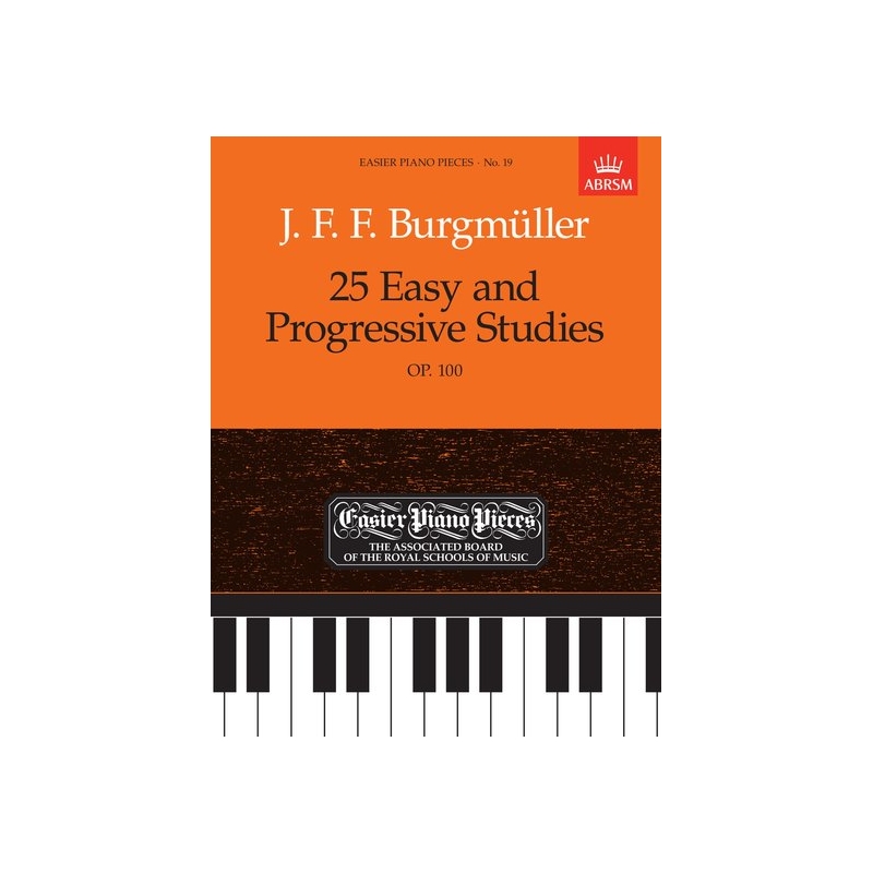 Burgmuller, Johann Friedrich Franz - 25 Easy and Progressive Studies, Op.100