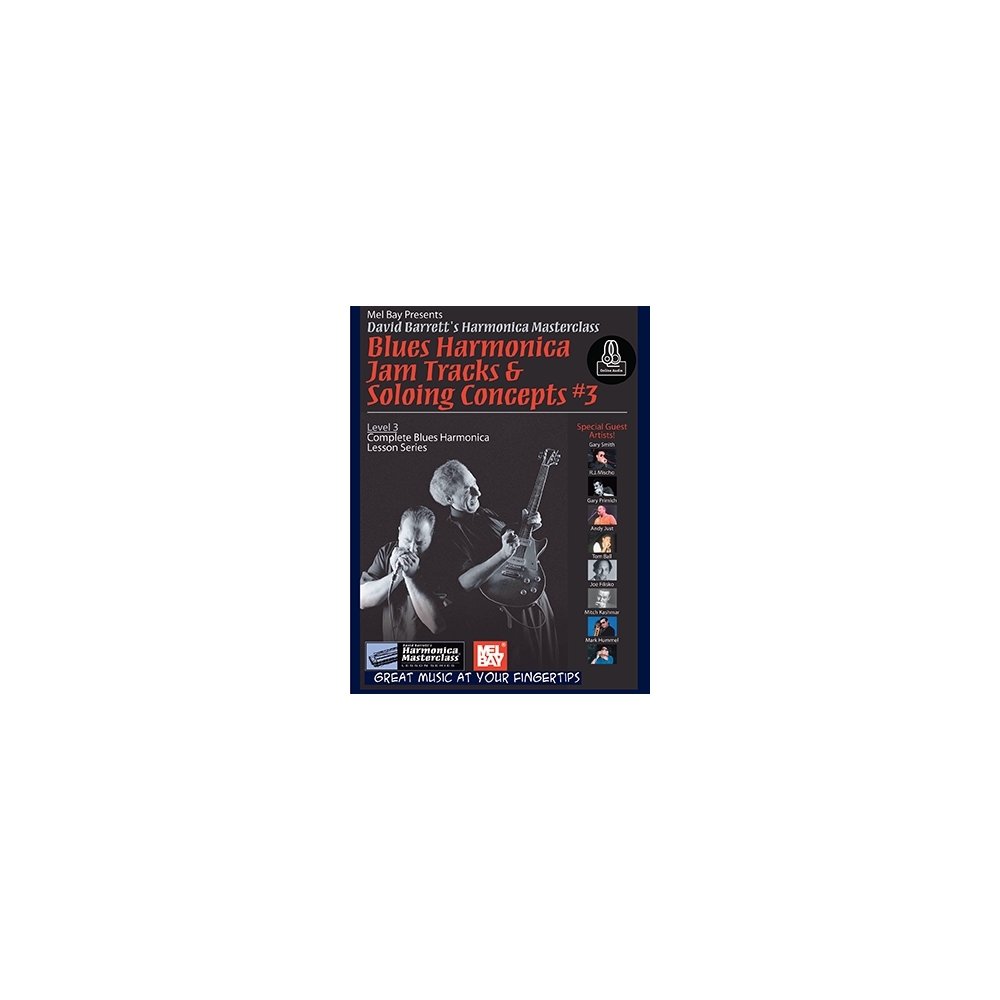 Barrett, David - Blues Harmonica Jam Tracks and Soloing Concepts No. 3
