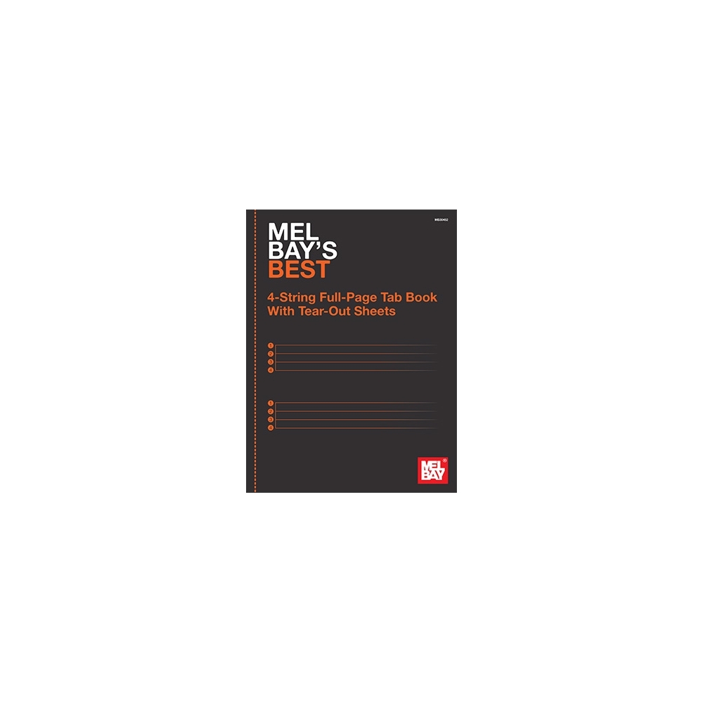 Mel Bay's Best 4-String Full-Page Tab Book