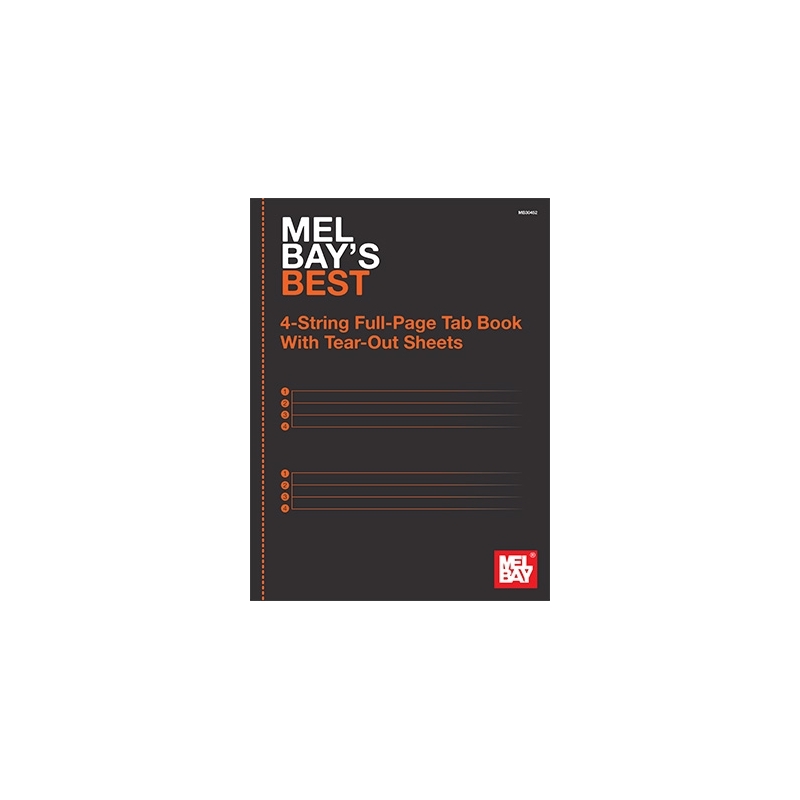 Mel Bay's Best 4-String Full-Page Tab Book