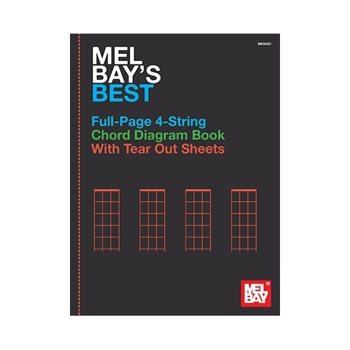 Mel Bay's Best Full-Page 4-String Chord Diagram