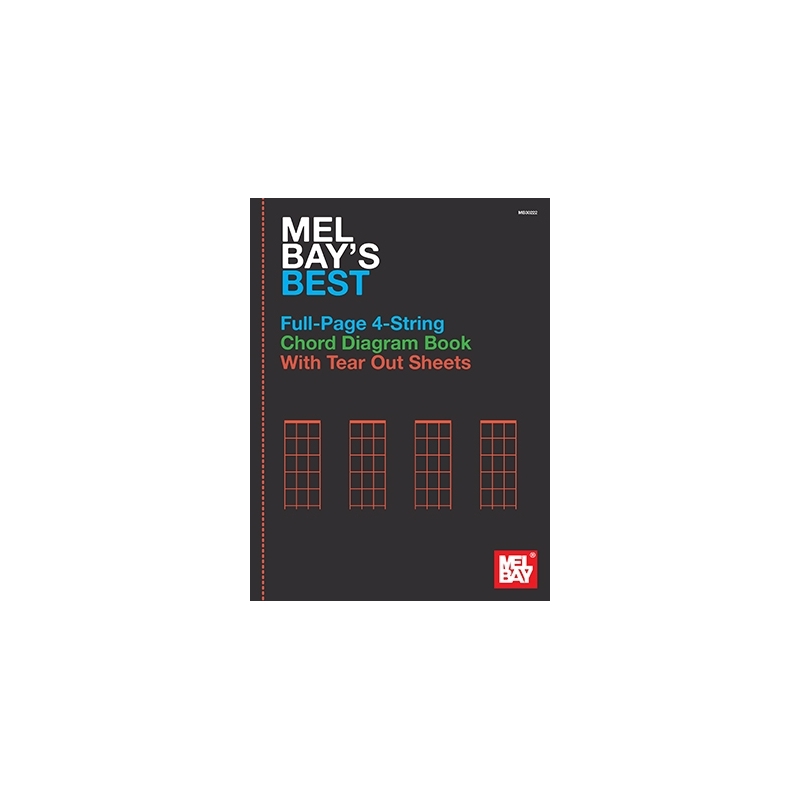 Mel Bay's Best Full-Page 4-String Chord Diagram