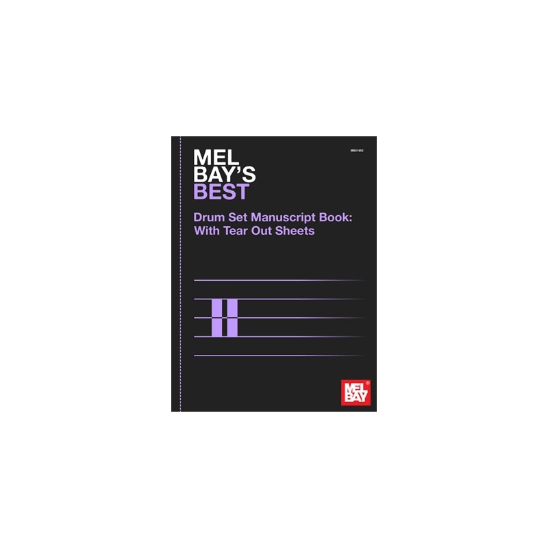 Mel Bay's Best Drumset Manuscript Book