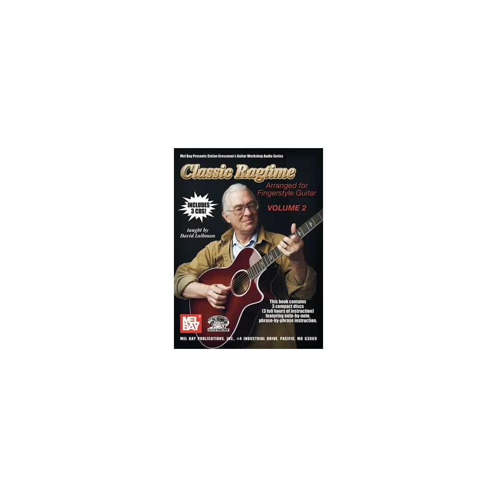 Classic Ragtime Guitar, Volume 2 Book/3-Cd Set