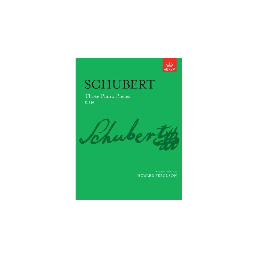 Schubert, Franz - Three Piano Pieces