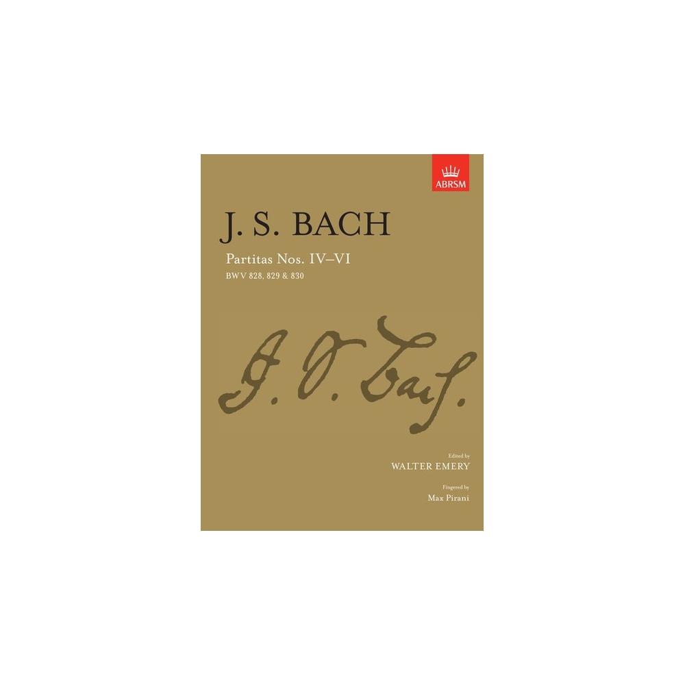 Bach, J.S - Partitas IV-VI