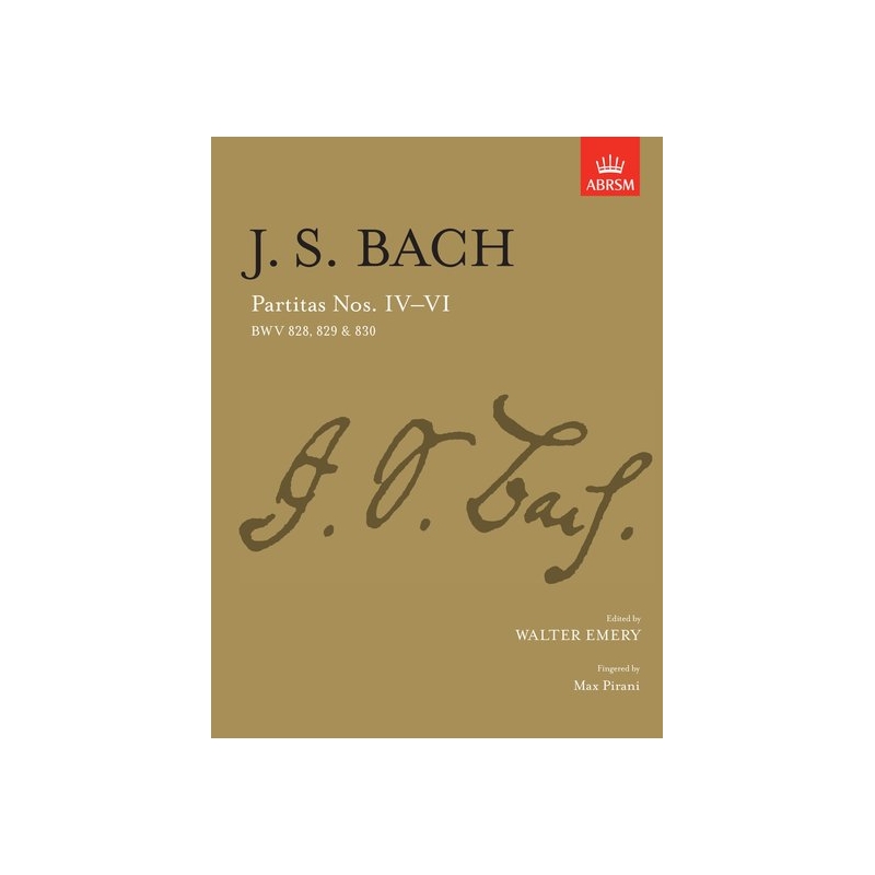 Bach, J.S - Partitas IV-VI