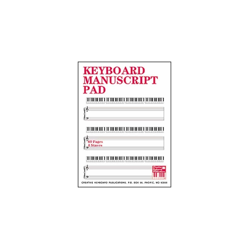 Keyboard Manuscript Pad