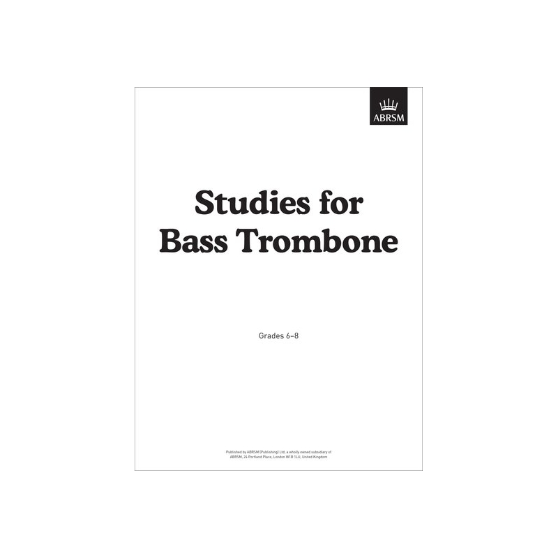 Studies for Bass Trombone