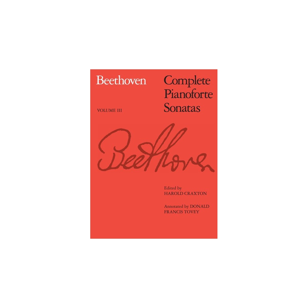 Beethoven, L.v - Complete Pianoforte Sonatas, Volume III