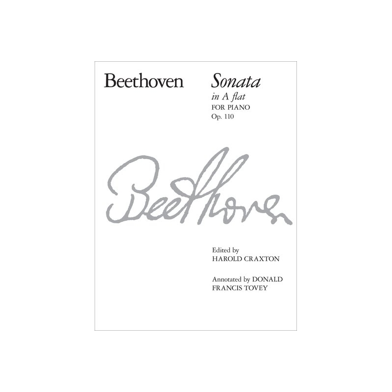 Beethoven, L.v - Piano Sonata in A flat, Op. 110