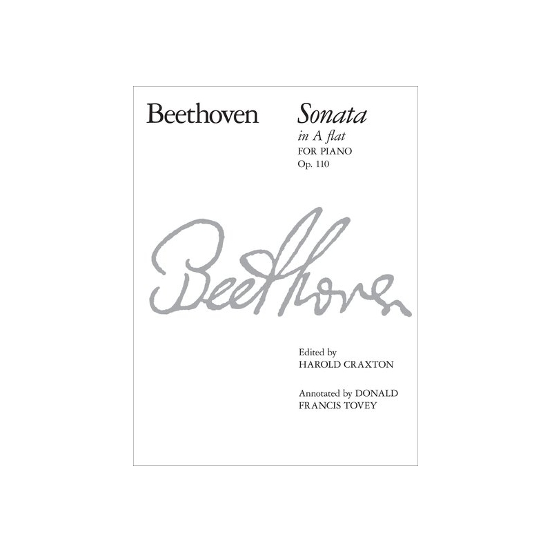 Beethoven, L.v - Piano Sonata in A flat, Op. 110