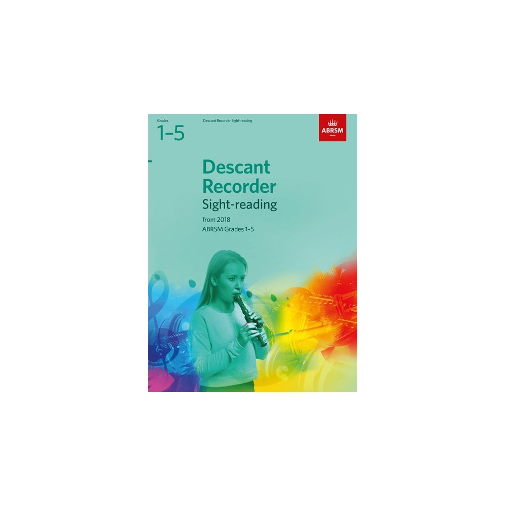 ABRSM Grades 1-5 Descant Recorder Sight-Reading Tests from 2018