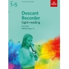 ABRSM Grades 1-5 Descant Recorder Sight-Reading Tests from 2018