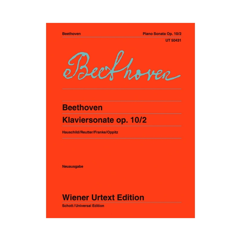 Beethoven, Ludwig van - Klaviersonate F-Dur op. 10/2 