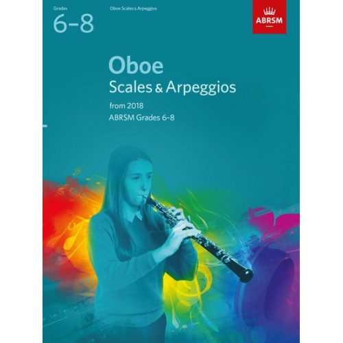 ABRSM Grades 6-8 Oboe Scales & Arpeggios from 2018